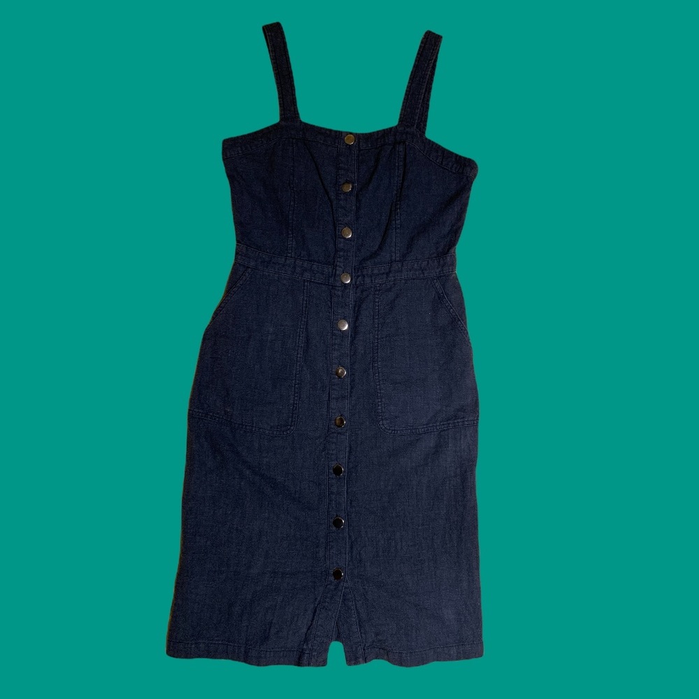 Skies are Blue Denim Dress